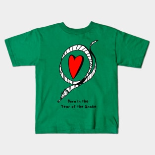 Born in the Year of the Snake Kids T-Shirt